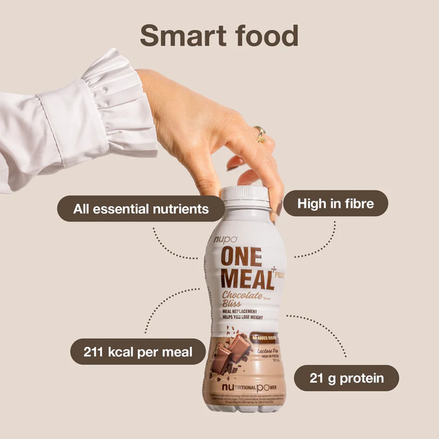 Шейк Nupo One Meal+Prime Chocolate Bliss 12 x 330 мл (5715667090008) - зображення 3