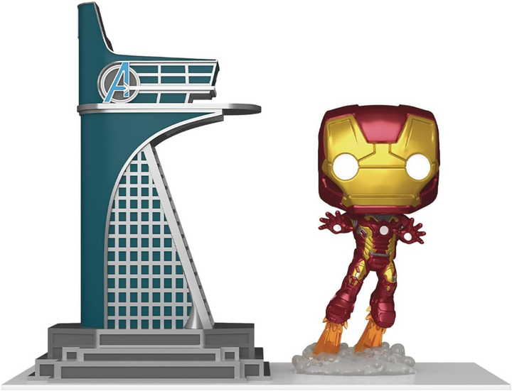 Набір фігурок Funko Pop! Town Marvel The Infinity Saga Avengers Tower & Iron Man 2 шт (889698745826) - зображення 2