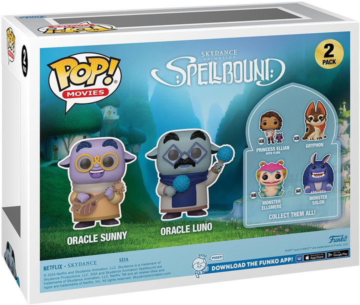 Zestaw figurek Funko Pop! 2-Pack Movies Spellbound Oracle Sunny & Oracle Luno 9.3 cm 2 szt (889698678698) - obraz 2