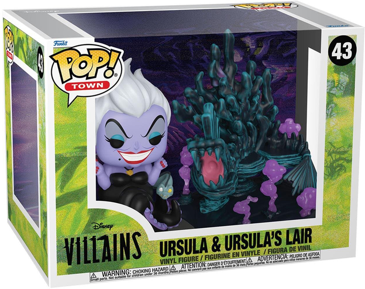 Zestaw figurek Funko Pop! Towns Disney Villains Ursula's Lair 2 szt (889698809320) - obraz 1