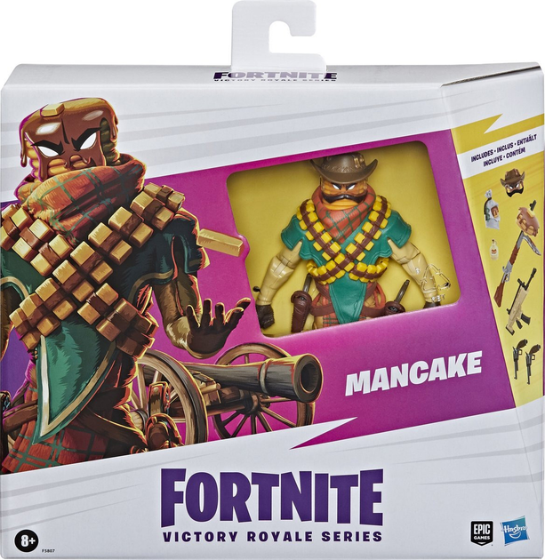 Фігурка з аксесуарами Hasbro Fans Fortnite Victory Royale Series Mancake 15 см (5010993976423) - зображення 1