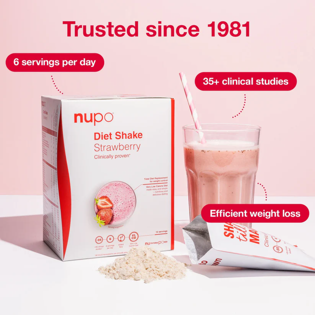 Шейк Nupo Diet Strawberry 12 порцій (5715667776537) - зображення 3