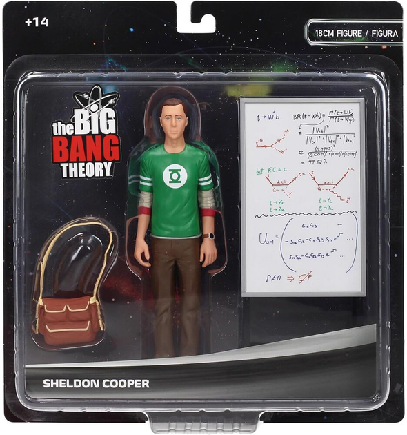 Figurka z akcesoriami Sd Toys The Big Bang Theory Sheldon 18 cm (8436541020085) - obraz 1