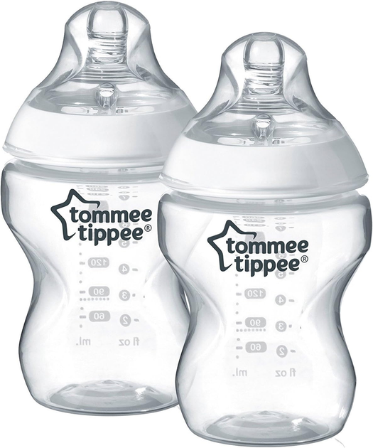 Пляшка для годування Tommee Tippee Closer to Nature 2x260 мл (2010415225207) - зображення 1