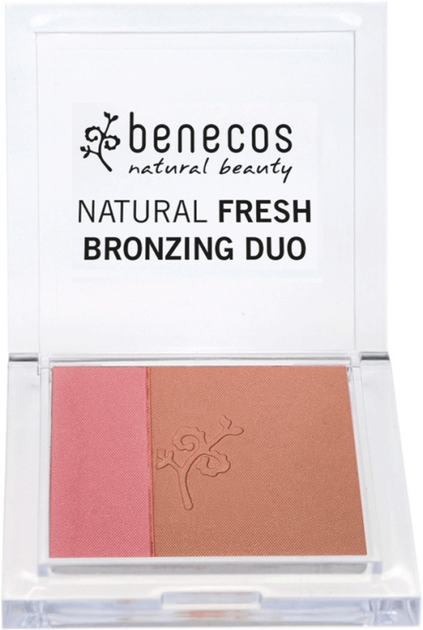 Рум'яна-бронзер для обличчя Benecos Natural Beauty Duo Ibiza Nights 8 г (4260198092584) - зображення 1