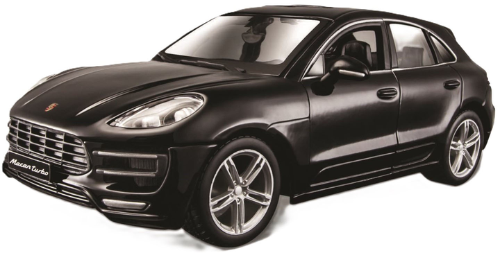 Автомодель Bburago Porsche Macan Plus 1:24 Black (4893993210770) - зображення 1