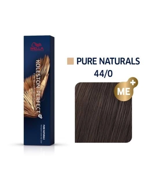Farba do włosów Wella Professionals Koleston Perfect Me+ Pure Naturals 44/0 Średni brąz naturalny trwała 60 ml (8005610628370) - obraz 3