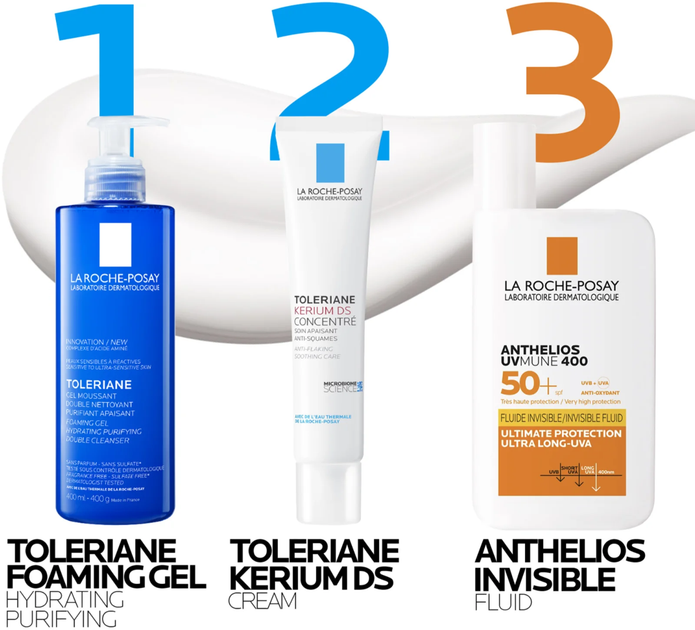 Крем для обличчя La Roche-Posay Kerium DS заспокійливий 40 мл (3337875893626) - зображення 3