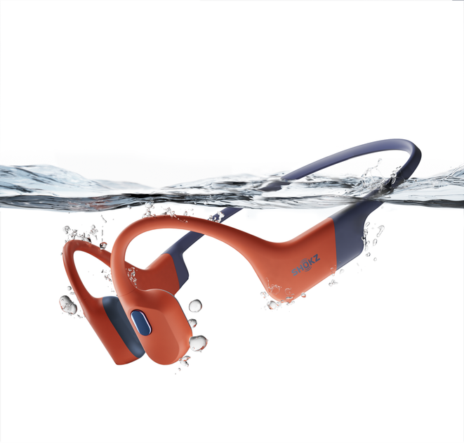 Słuchawki bezprzewodowe kostne Shokz OpenSwim Pro Red (S710-ST-RD) - obraz 5