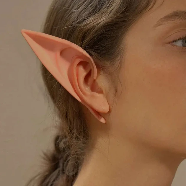 Аксессуар Эльфийские уши накладные длинные Elf ears 12 см АEE 01 - изображение 6