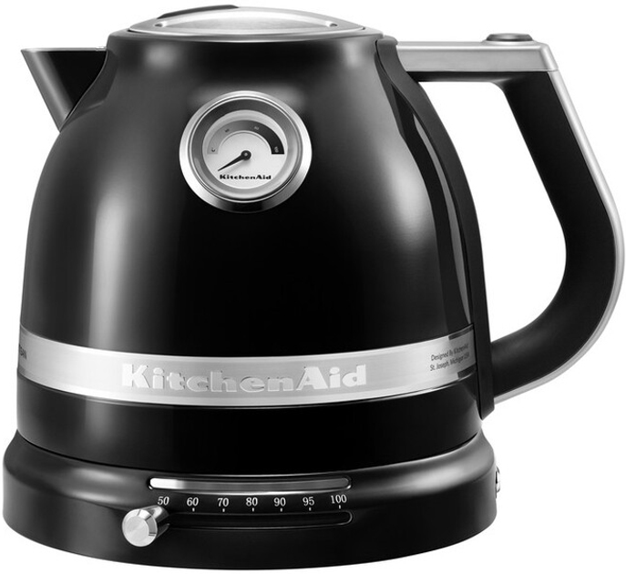 Электрочайник KitchenAid Artisan 1.5 л 5KEK1522EOB черный + Тостер KitchenAid Artisan 5KMT2204EOB черный (комплект) - изображение 3