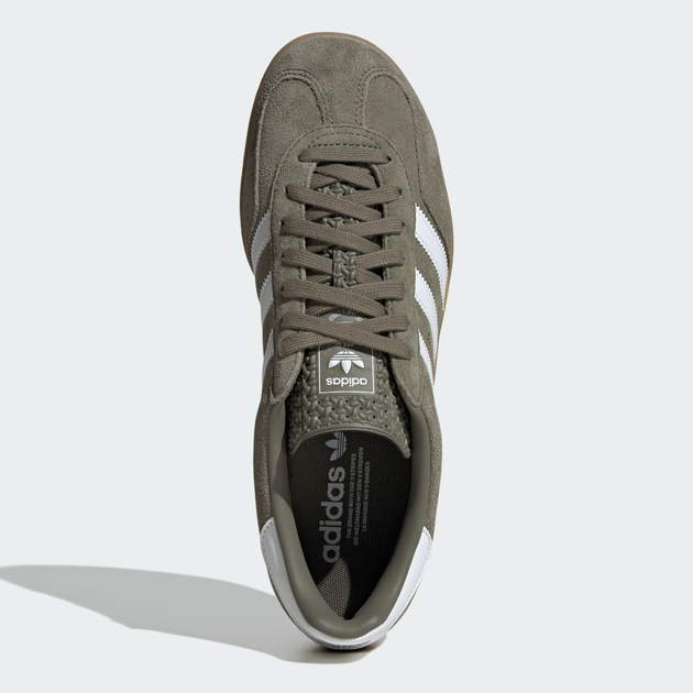 Мужские кеды низкие Adidas Gazelle Indoor JQ0174 44.5 (10UK) 28.5 см Olistr/Ftwwht/Goldmt (4067903189801) - Фото 5 Мужские кеды низкие Adidas Gazelle Indoor JQ0174 44.5 (10UK) 28.5 см Olistr/Ftwwht/Goldmt (4067903189801) - изображение 5