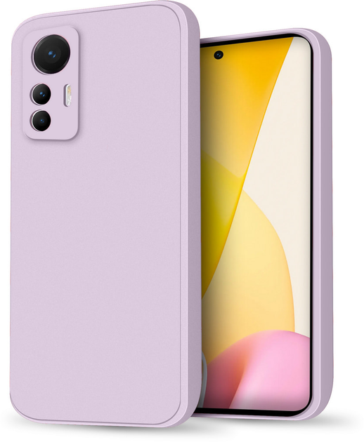 Силиконовый чехол HardCorner для Xiaomi 12 Lite Lilac (29997-3B) – фото ...
