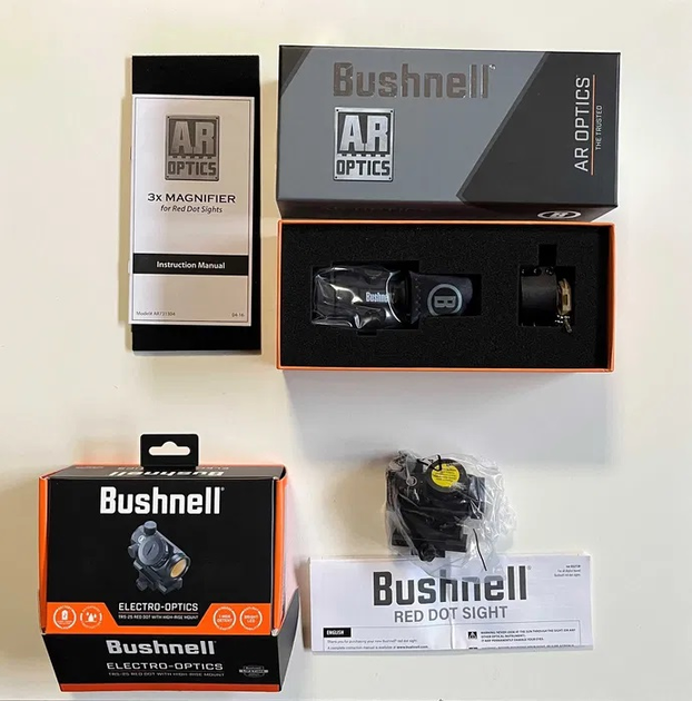 Комплект Коліматор Bushnell Optics TRS-25 + Магніфер Bushnell Transition 3x24 - зображення 2