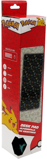Podkładka gamingowa Cyp Brands Pokemon 35 x 80 cm (8426842099200) - obraz 4