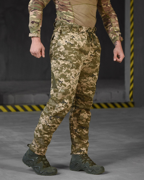 Тактичні зимові штани на флісі XL піксель (90517) - зображення 2