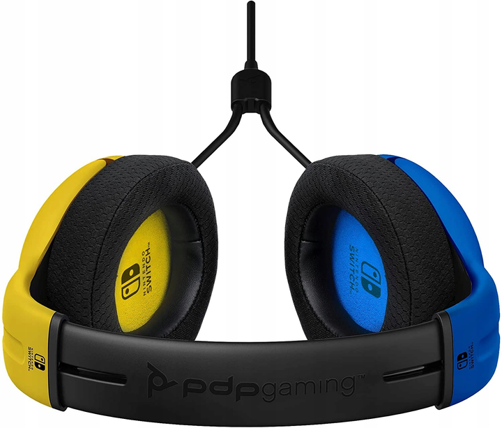 Навушники PDP Nintendo Switch Wired Headset LVL40 Yellow/Blue (0708056068066) - зображення 7