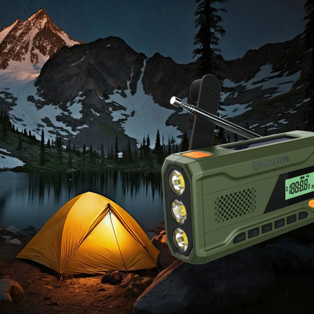 Głośnik przenośny Manta RDI401G Green (5902510675523) - obraz 6