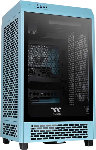 Корпус Thermaltake The Tower 200 Turquoise Blue (CA-1X9-00SBWN-00) - зображення 1