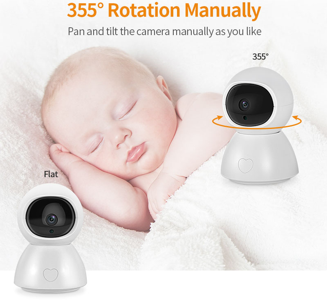 Видеоняня беспроводная INQMEGA BM288 baby monitor 5" Белый (100933) - изображение 6