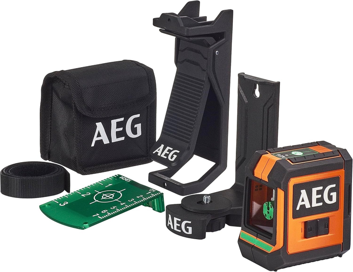 Нівелір лазерний AEG CLG220-K (20 м, 2 промені, зелений, 2xAA) - зображення 1