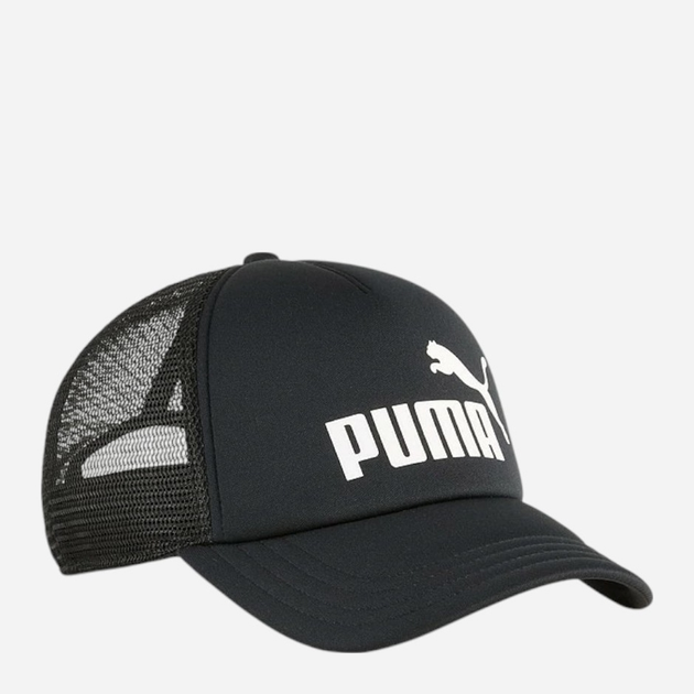Кепка летняя Puma Ess No. 1 Logo Trucker Cap 02598601 One Size Black (4067983508066) 