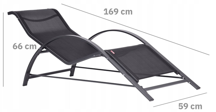 Zestaw mebli ogrodowych Nuforma KJ-L09B-A Fondon Czarny (04K KJL09BAC) - obraz 13