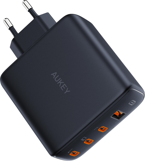 Ładowarka sieciowa AUKEY Omnia II Mix S GaN 3x USB-C, 1x USB-A PD 3.0 100W Black (PA-B7S) - obraz 5