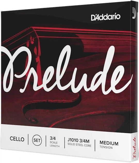 Струны для виолончели D'Addario Prelude Cello String Set 3/4 Scale Medium Tension - Фото 2 Струны для виолончели D'Addario Prelude Cello String Set 3/4 Scale Medium Tension - изображение 2