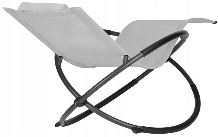 Leżak Nuforma KJ-L02B-O Ibiza Szary (04K KJL02BOSZ) - obraz 3