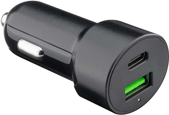 Автомобільний зарядний пристрій Goobay USB, USB-C Power Delivery 48 Вт (4040849399084) - зображення 3