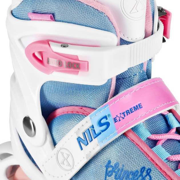 Rolki Nils Extreme Princess Girl NA18168A 39-42 L Białe (5907695557077) - obraz 5