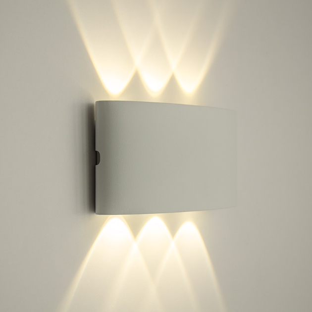 Світильник світлодіодний настінний LUMINARIA LED LINZA SIX 6W Q170 3000K WHITE 220V IP54 - зображення 6