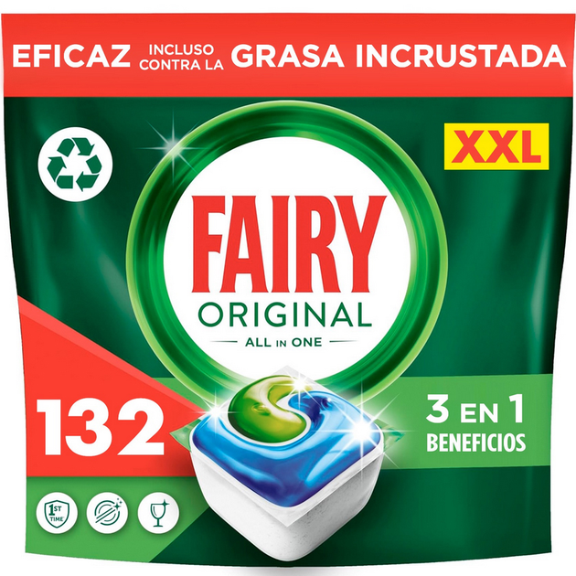 Капсули для посудомийних машин Fairy Original All in One 132 шт (2800002948045) - зображення 2