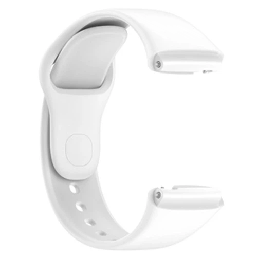 Ремінець для Xiaomi Redmi Watch 3 Active силікон кнопка білий - Фото 3 Ремінець для Xiaomi Redmi Watch 3 Active силікон кнопка білий - зображення 3