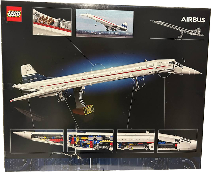 Zestaw klockow LEGO Icons Concorde 2083 elementy (10318) (955555907672933) - Outlet - obraz 2