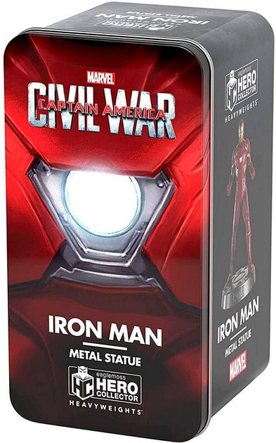 Figurka Eaglemoss Hero Collector Marvel Captain America: Civil War Heavyweights Iron Man 1:18 (5059072006996) - obraz 3