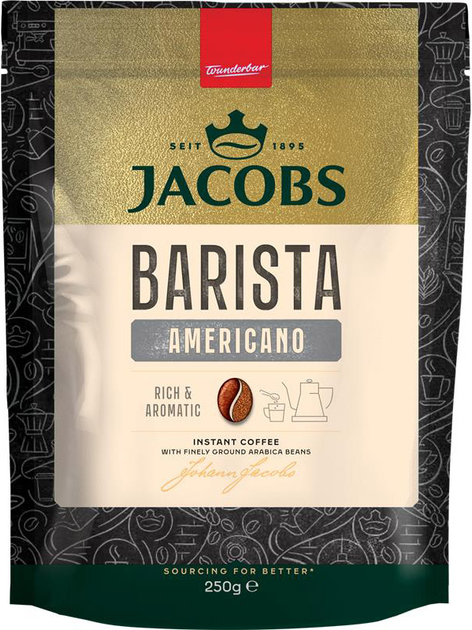 Акція на Кава розчинна Jacobs Barista Editions Americano 250 г від Rozetka