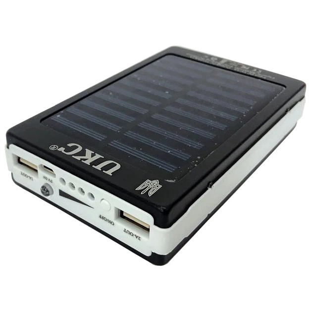 Зарядний пристрій UKC Power Bank Solar портативний на сонячній батареї 9000 mAh - зображення 7