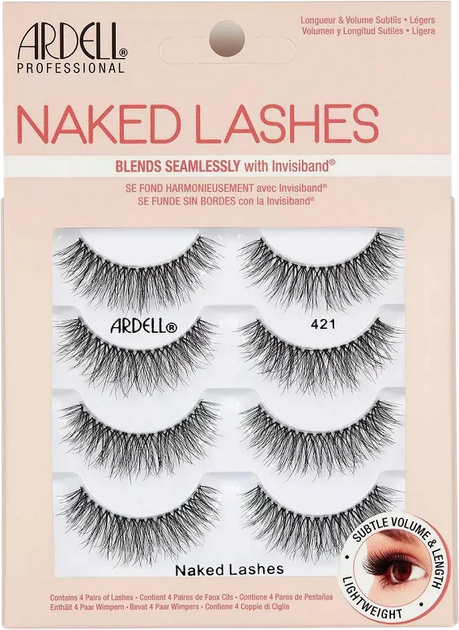 Zestaw rzęs Ardell Naked Lashes 4 pary na pasku 421 (74764698711) - obraz 1