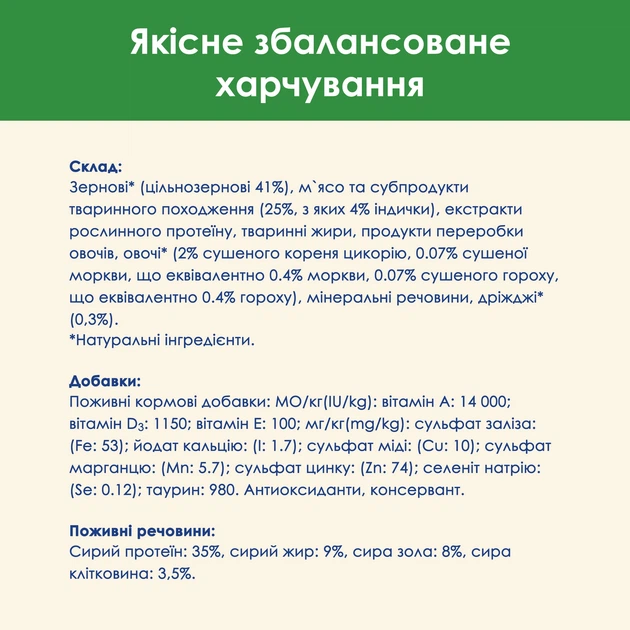Сухий корм з індичкою Purina Cat Chow Sterilised Пуріна Кет Чао для стерилізованих котів 1,5 кг (7613287329516) - изображение 8
