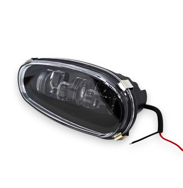 Светодиодная балка Led ПТФ противотуманная фара. Диодные птф 7 линз 70W Daewoo Lanos. Премиум Металл (05816) - изображение 8