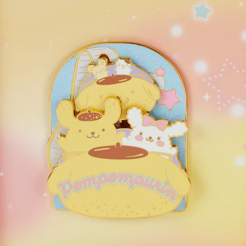 Значок Loungefly Sanrio Pompompurin (671803478121) - Фото 3 Значок Loungefly Sanrio Pompompurin (671803478121) - зображення 3