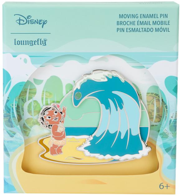 Pin Loungefly Disney Vaiana Moana Ocean Waves (671803518568) - obraz 1