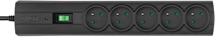 Listwa antyprzepięciowa Ever CLASSIC 5x AC 5m Black (T/LZ09-CLA050/0000) - obraz 3