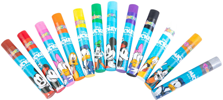Zestaw pasteli olejnych Colorino Kids Mickey and Friends 12 kolorów (5907620189953) - obraz 3