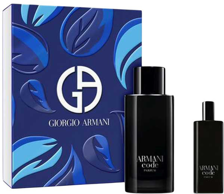 Zestaw męski Giorgio Armani Armani Code Woda perfumowana 125 ml + Miniaturka Woda perfumowana 15 ml (3614274185768) - obraz 1