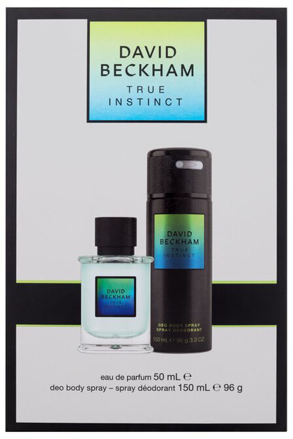 Zestaw męski David Beckham True Instinct Woda perfumowana 50 ml + Balsam do ciała 150 ml (3616304936999) - obraz 1