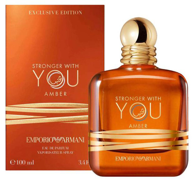 Парфумована вода для чоловіків Giorgio Armani Stronger With You Amber 100 мл (3614273762120) - зображення 2