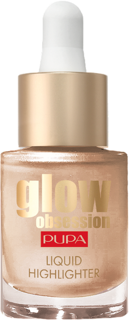 Rozświetlacz do twarzy Pupa Glow Obsession Liquid 002 Moon Light 13.5 ml (8011607306213) - obraz 1